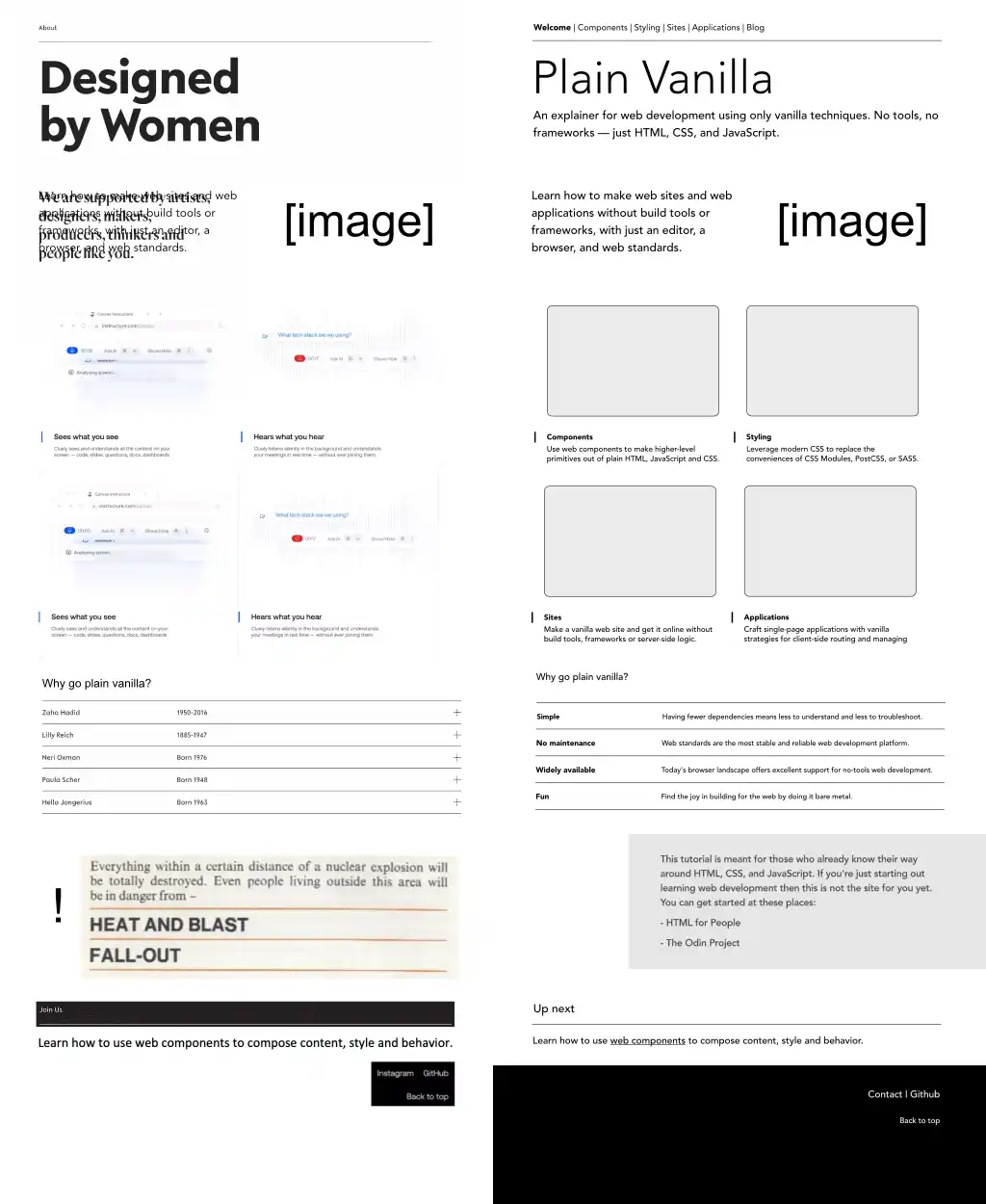 initial redesign sketch